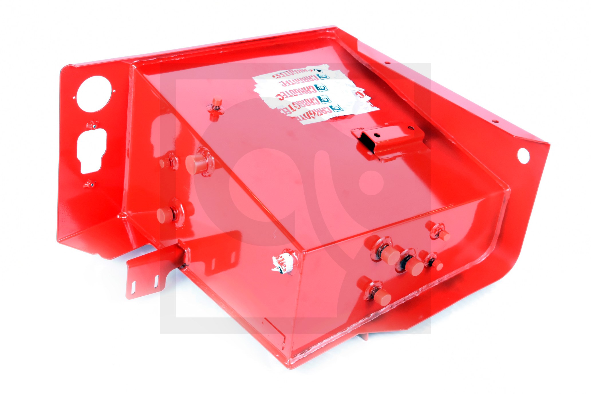 RED HYDRAULIC TANK